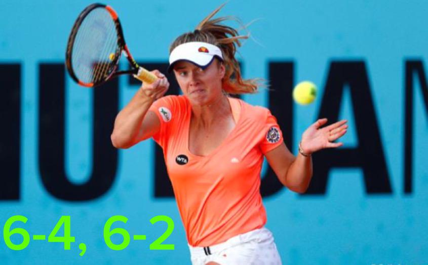 eprib18's tweet photo. Impressive win from ELI today, taking down local hope Flavia. @ElinaSvitolina Next round against Venus #TeamSvi http://t.co/CcMae6PgO6