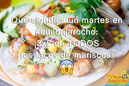 tilonjarochocun's tweet photo. Tacos de mariscos al 3x2 !! #Martes @godealsmx @CeroVaroMX http://t.co/0ZybZTySB7