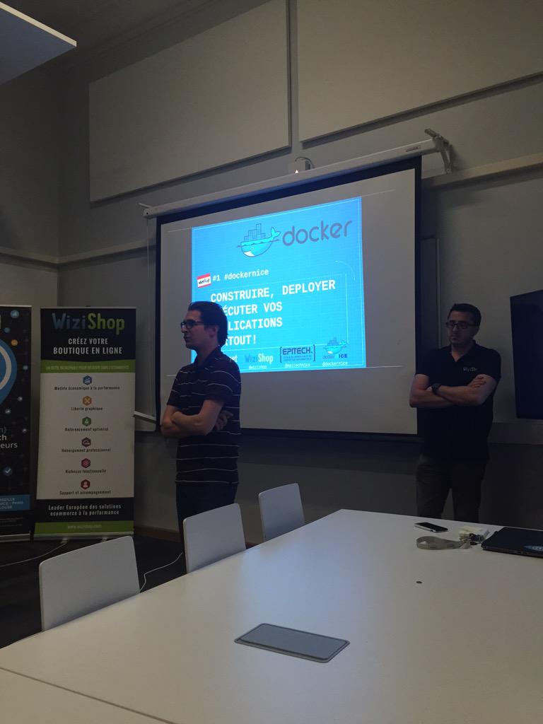 dockernice's tweet photo. En images !!! Some pics !! #conférence #dockernice #nice06 http://t.co/bnVJiEW17K