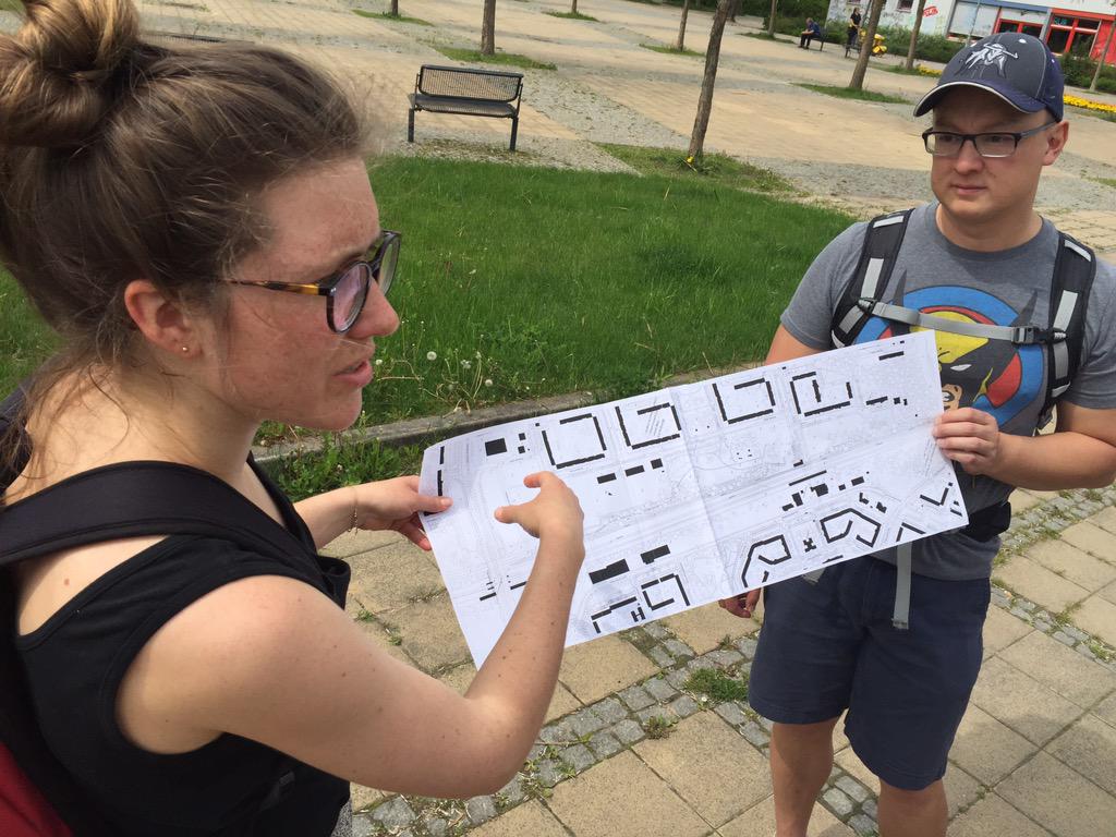 UtahStateASLA's tweet image. TU Berlin student Lena Mosel took us to see the project site that they were working on. #usu #LAEP #usuaggies #Berlin