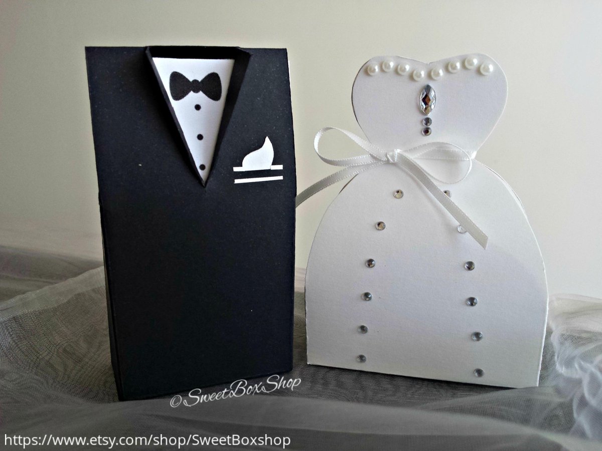 Sweet_Box_Shop's tweet image. Bride and groom favor boxes. Wedding favor boxes. Gift boxes. etsy.com/listing/233148…