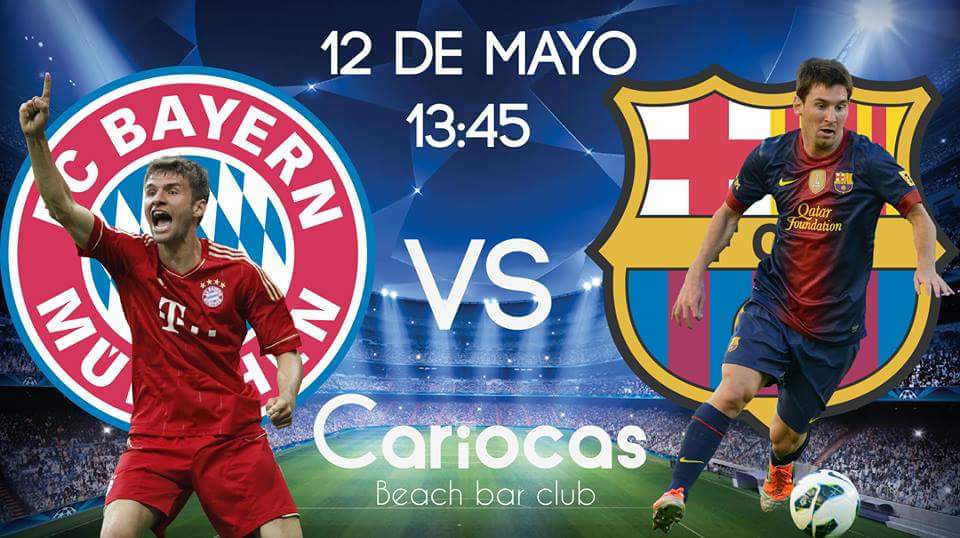 ClubCariocas's tweet photo. Quien pasará a la final de la #ChampionsLeague?  Los alemanes o los españoles? Bayern VS Barça #BarcaBayern http://t.co/AzeAJAU42D