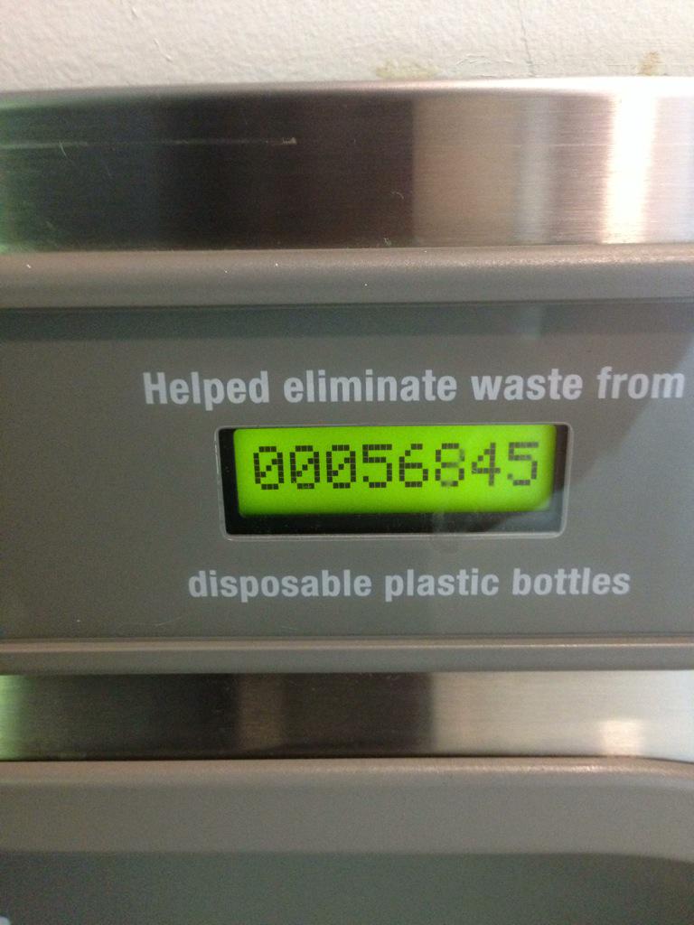 _prestonhall's tweet photo. # of eliminated waste from disposal plastic bottles | @TigersGoGreen | #FrickLab http://t.co/TiEJ4Fwx61