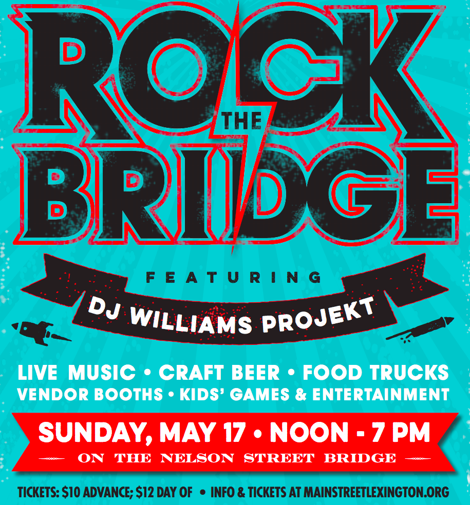 MainStreetLex's tweet photo. W&amp;L! RT for a chance to win some #freetix to Rock the Bridge Sunday. Learn more: http://t.co/mBIJXAxXv7. @wlulex http://t.co/GDz3z1Pdb6