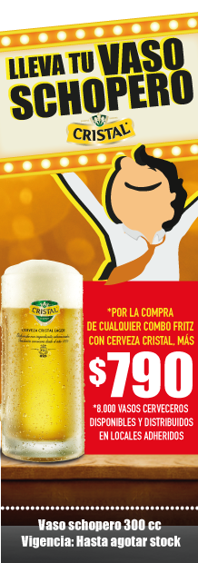 Antes coleccionaba los juguetes de macdolanld's pero ahora junto los vasos de <a href="/Fritzcl/">Fritz Restaurantes</a>