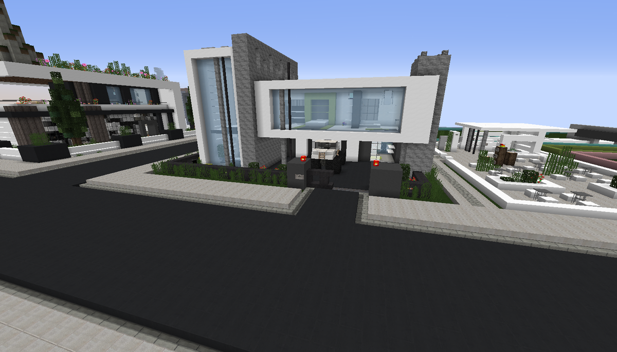MG_Minecraft's tweet photo. Ma petite dernière modern House ! http://t.co/RTW1UnLRNB