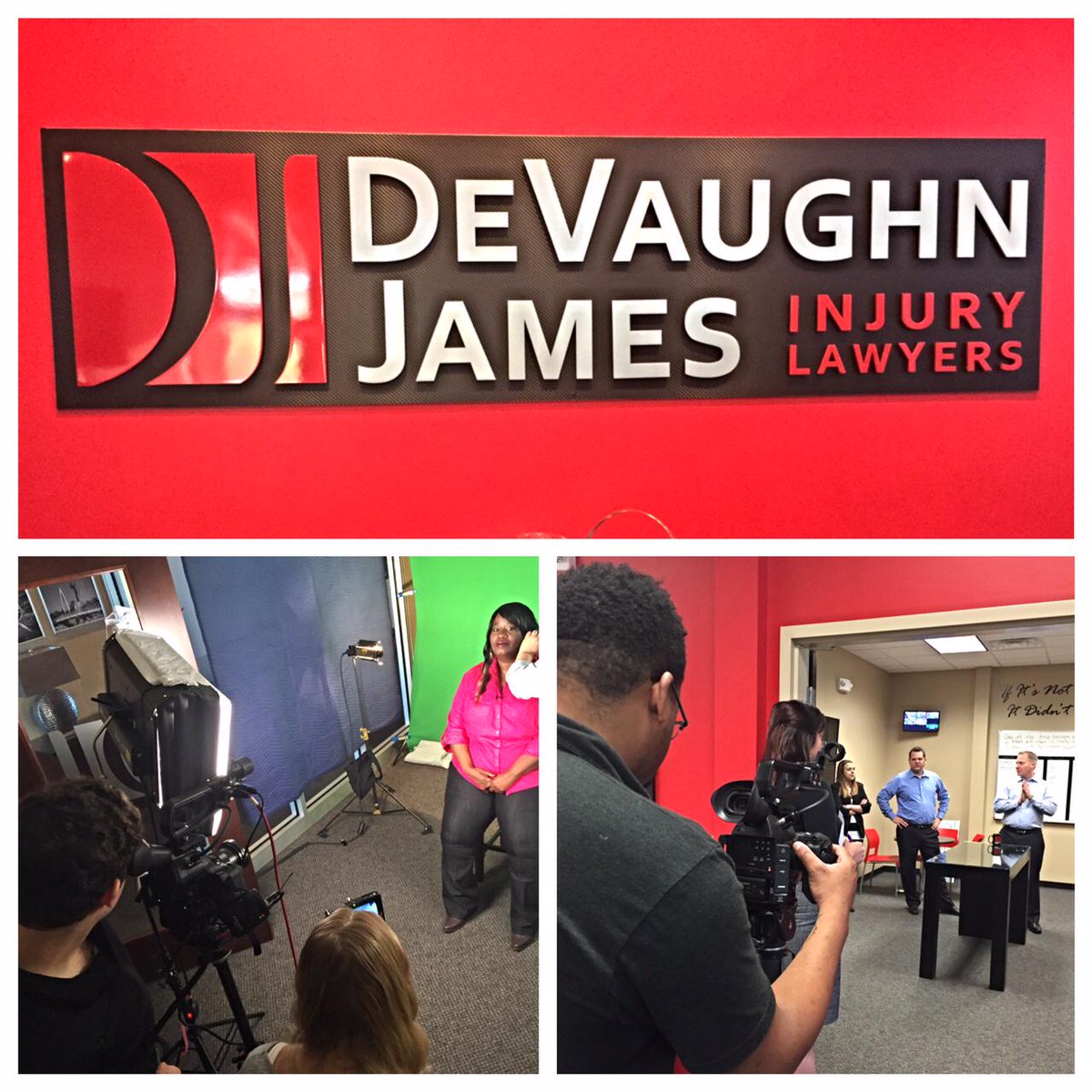 EXPVideo's tweet image. We are on location in Wichita, KS this week with DeVaughn James Injury Lawyers! @DeVaughn_James
