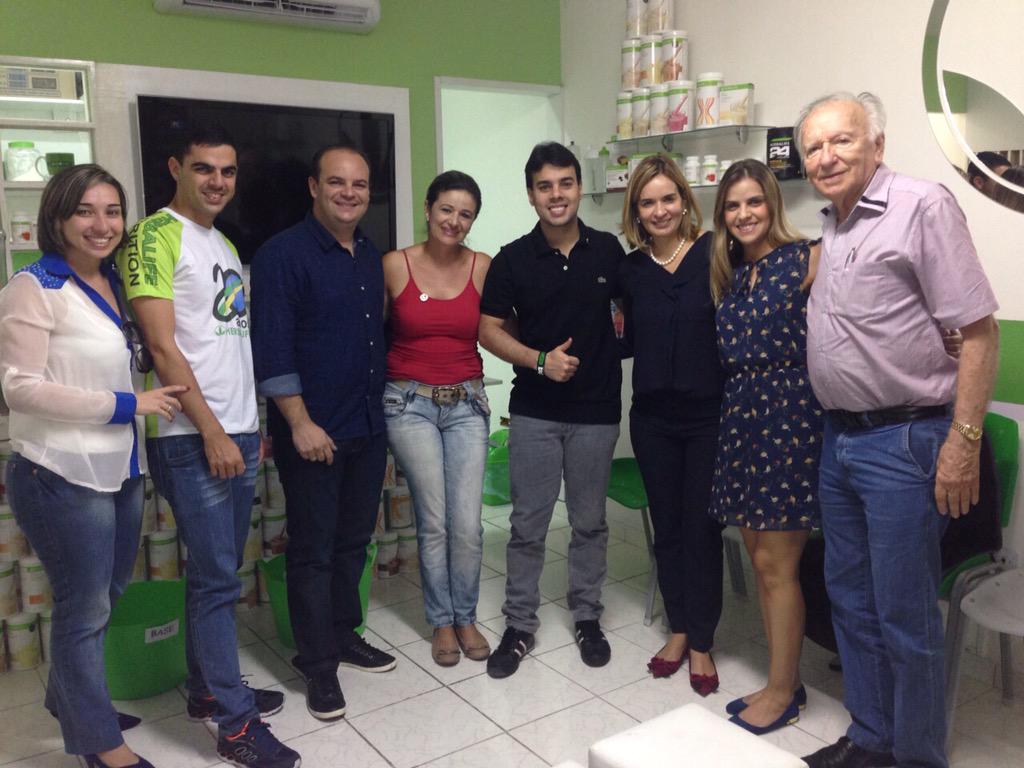 Visita ao espaço vida saudável dos amigos Livingston e Dra. Tália.