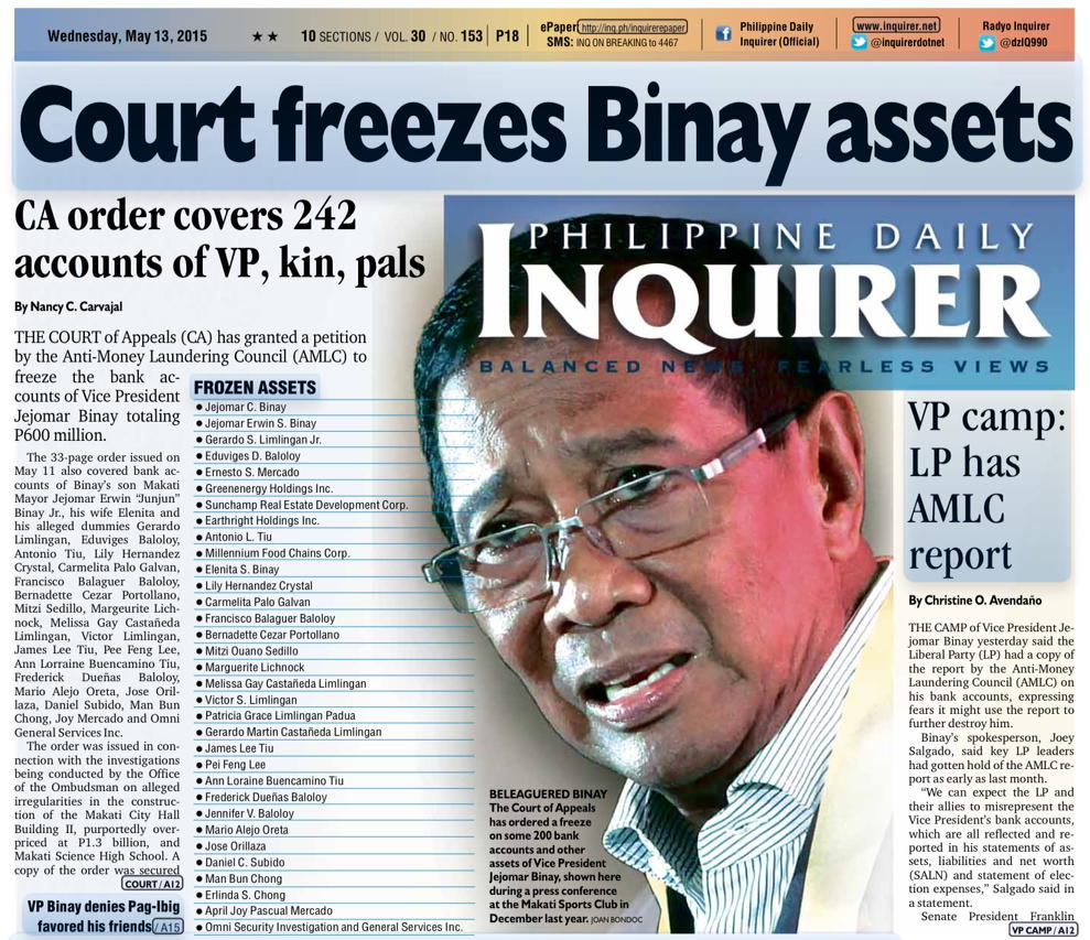 Is it a coincidence that this came out on Mar Roxas\ birthday? I think not! (Anyway, happy birthday 