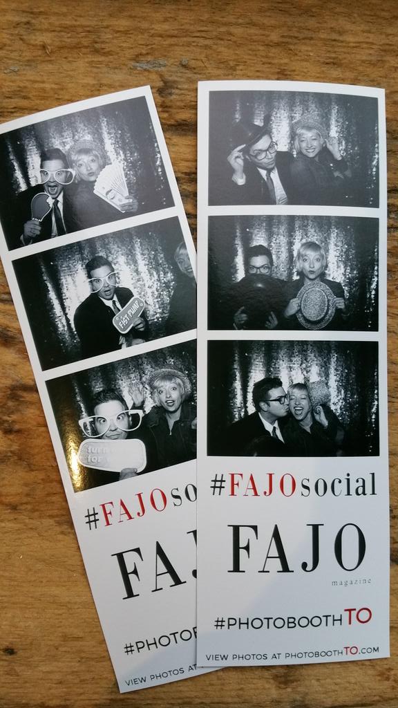 dothedaniel's tweet photo. If you need @casiestewart &amp; I, you'll find us cackling at the @FajoMagazine #FAJOsocial photo booth c/o @photoboothto http://t.co/Ouviub0245