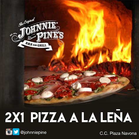 Laletajagger's tweet photo. HOY EN JOHNNIE PINES 2X1 EN NUESTRA RICA PIZZA A LA LEÑA!! @PlazaNavona http://t.co/y7PU5fYBfG
