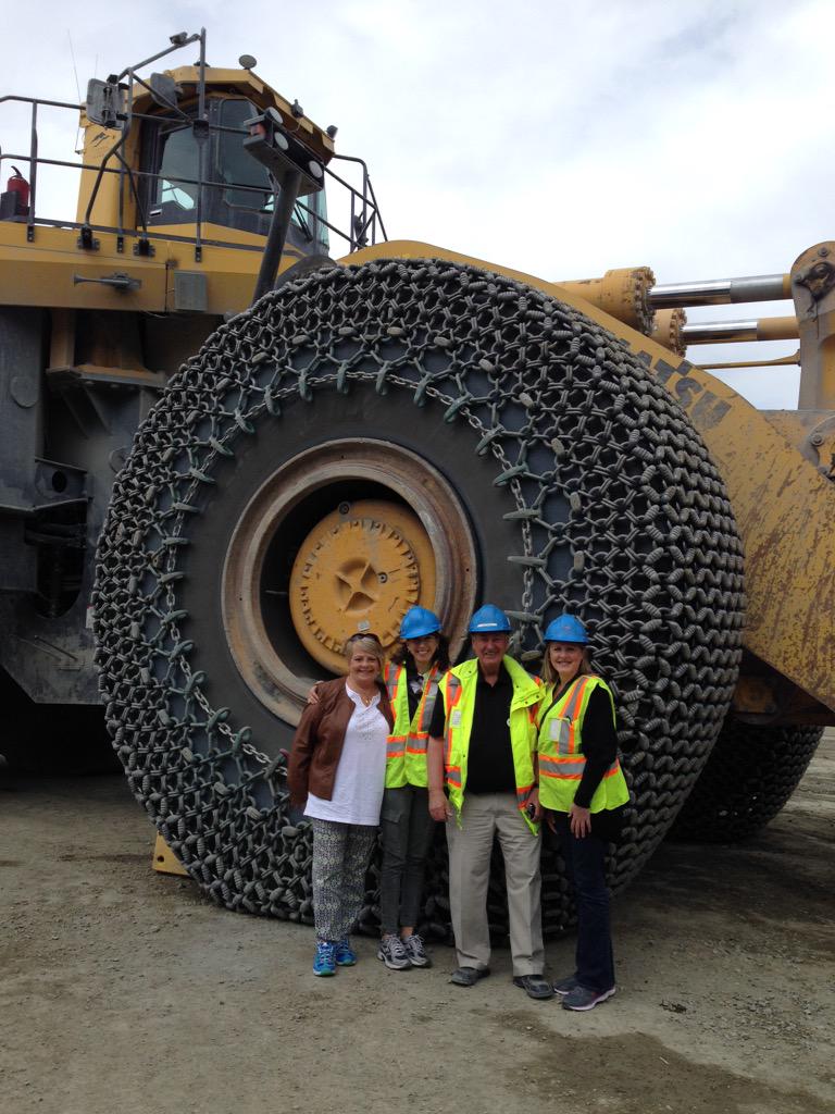 StricklandCathy's tweet image. #CopperMtnMine tour for #MiningDay in full swing.