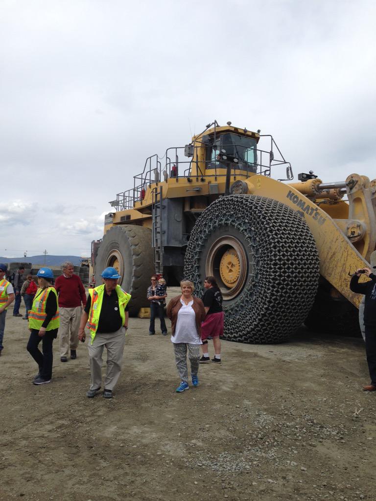 StricklandCathy's tweet image. #CopperMtnMine tour for #MiningDay in full swing.