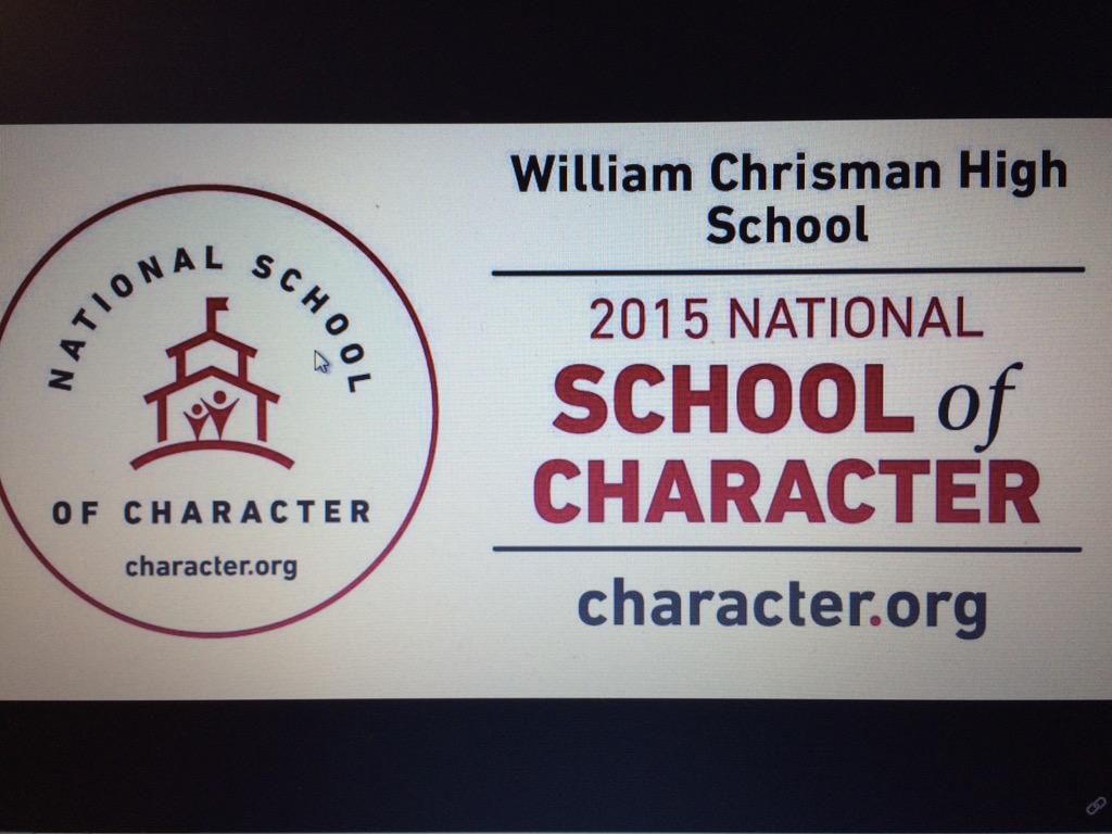 We are excited to announce we've been named a National #SchoolofCharacter by <a href="/CharacterDotOrg/">Character.org</a>! character.org/2015NSOC