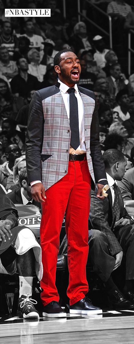 NBA's tweet photo. Is this @JohnWall look the best #NBAStyle we’ve seen this year? 
Our @Pinterest Fashion Board: http://t.co/aRL61Jg2Lt http://t.co/2f3o8yXITL