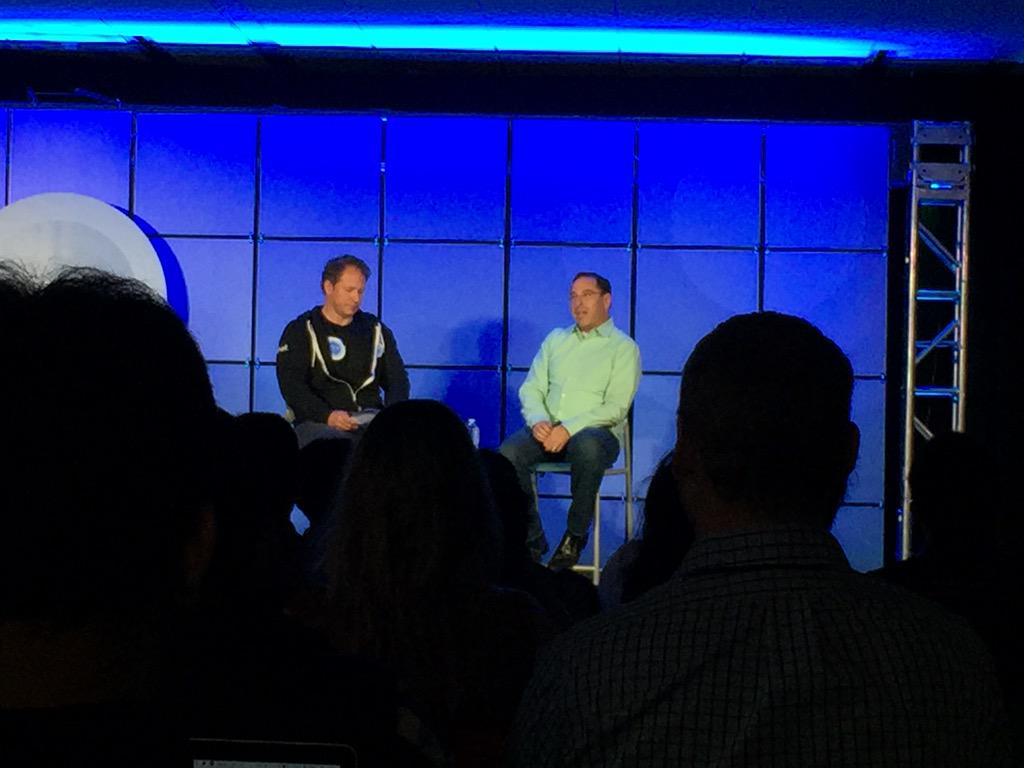 esthetix's tweet photo. #CTOF2015 Tayloe with Steve Fisher, CTO of eBay. http://t.co/31MRZ7aF2f