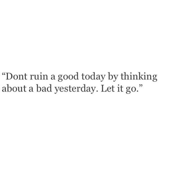 Let it go.