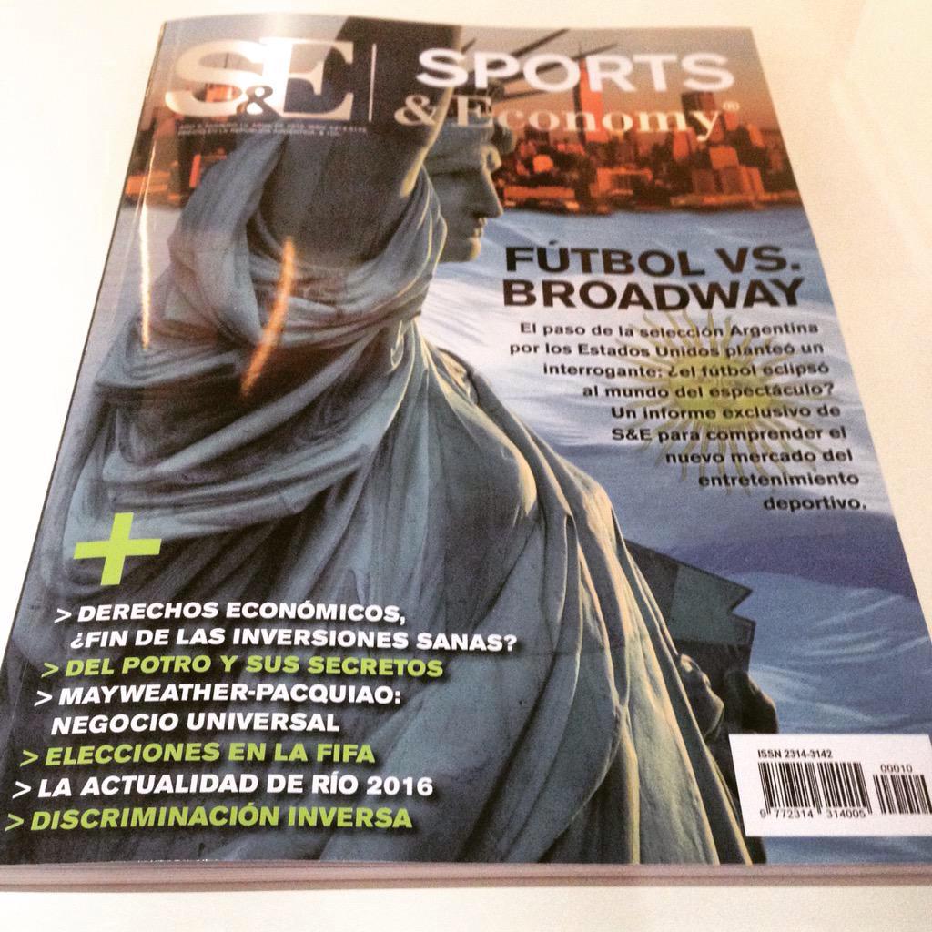 Sports_Economy's tweet photo. Ya en venta la edicion Nº 10 en puestos de diarios y revistas. http://t.co/5odRq9kNtA