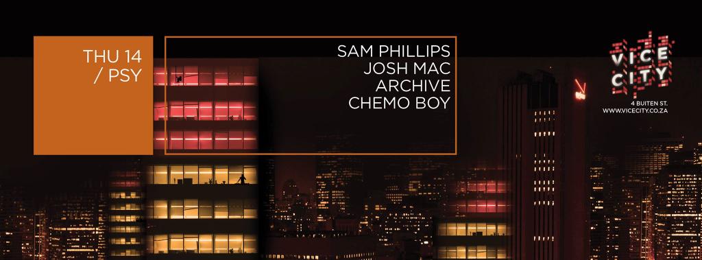 Thursday: Sam Phillips // Josh Mac // Chemo Boy // Archive 
Entrance: R50 
Guest list available on the event page! RT
