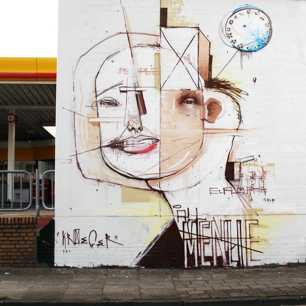 Men Lie, My latest mural in Bremen