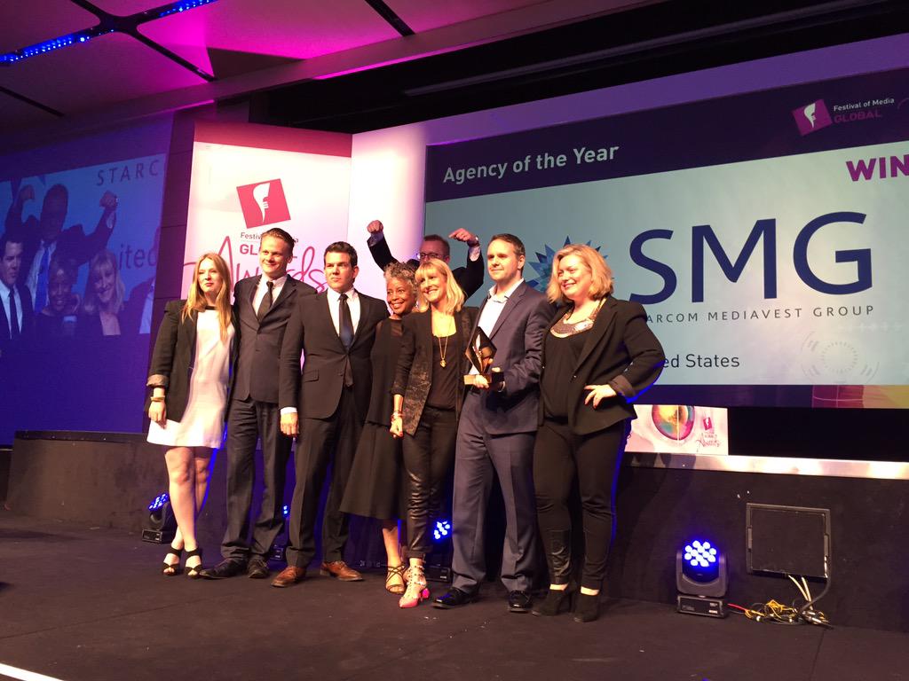 SMG wins #FOMG15 Agency Of the Year. Congratulations all.