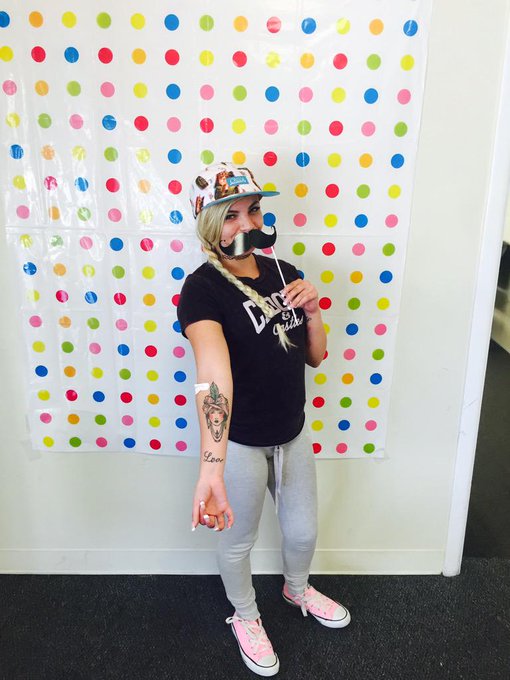 Ty @TalentTesting ! Srry I'm always hung over and dehydrated when I come in lol yall r the best ? #sexybandaidpic