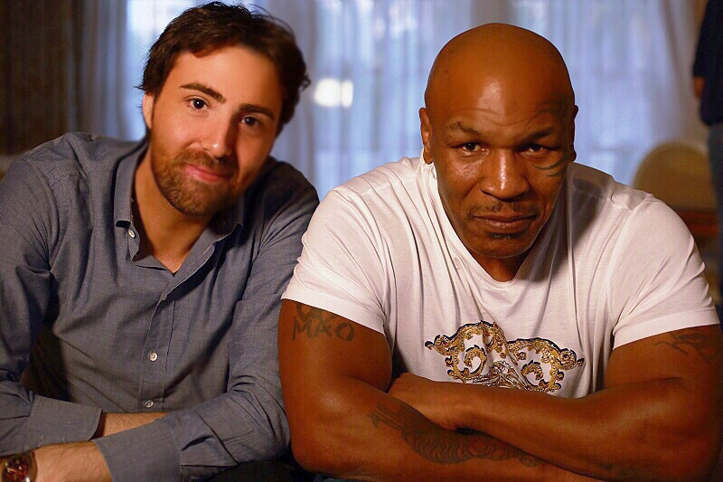 MikeTyson's tweet photo. Watch my film #CHAMPSfilm online or out today on DVD http://t.co/QUrPYHGB4q @bertmarcus @holyfield @mariolopezextra http://t.co/4AyGZ3lBSR