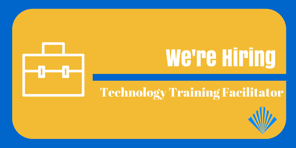 SchultzCenter's tweet photo. Looking for a job? We're #NowHiring a talented Technology Training Facilitator! http://t.co/ZVXH5JcGji #EdTech http://t.co/KZIWRA9JhI