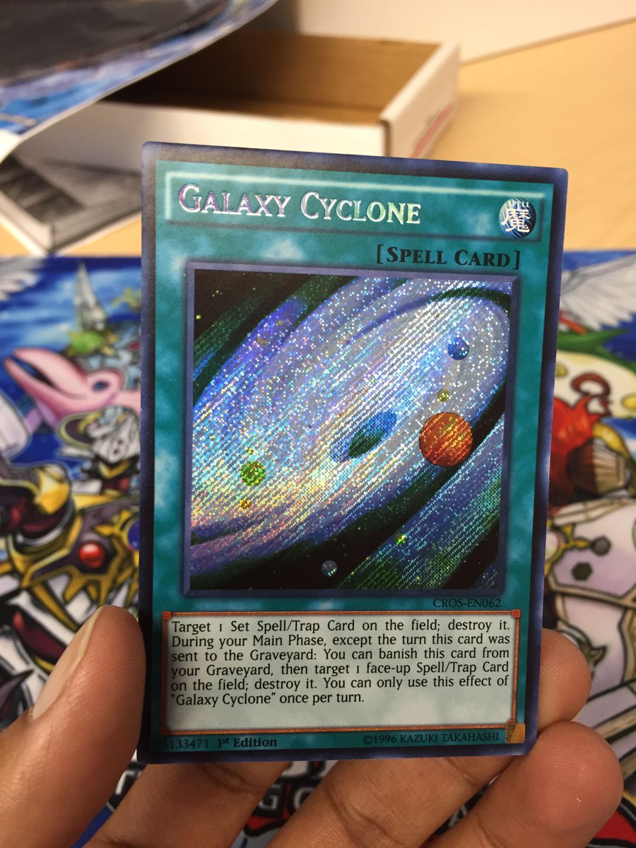 Galaxy Cyclone' destroys Spell & Trap cards w two effects! Get it in  Crossed Souls! #YuGiOh http://t.co/jOlDlj78Bv