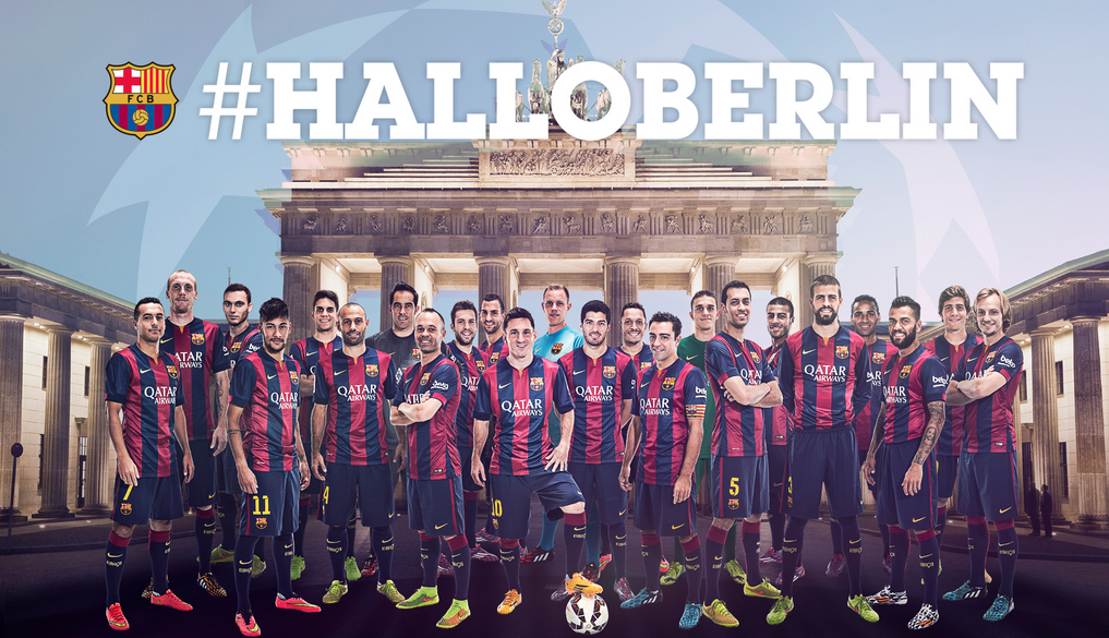 fcbarcelona_fra's tweet photo. [VIDEO] Road to Berlin, le FC Barcelone en route pour la finale http://t.co/Zqv1bqz1DN http://t.co/Sh1pERwuiE