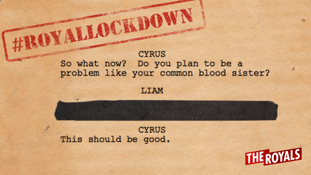 DThroneScandal's tweet photo. Uncle vs. nephew. Fight to the finish. #TheRoyalsFinale #RoyalLockdown http://t.co/MpOlRfELoo"