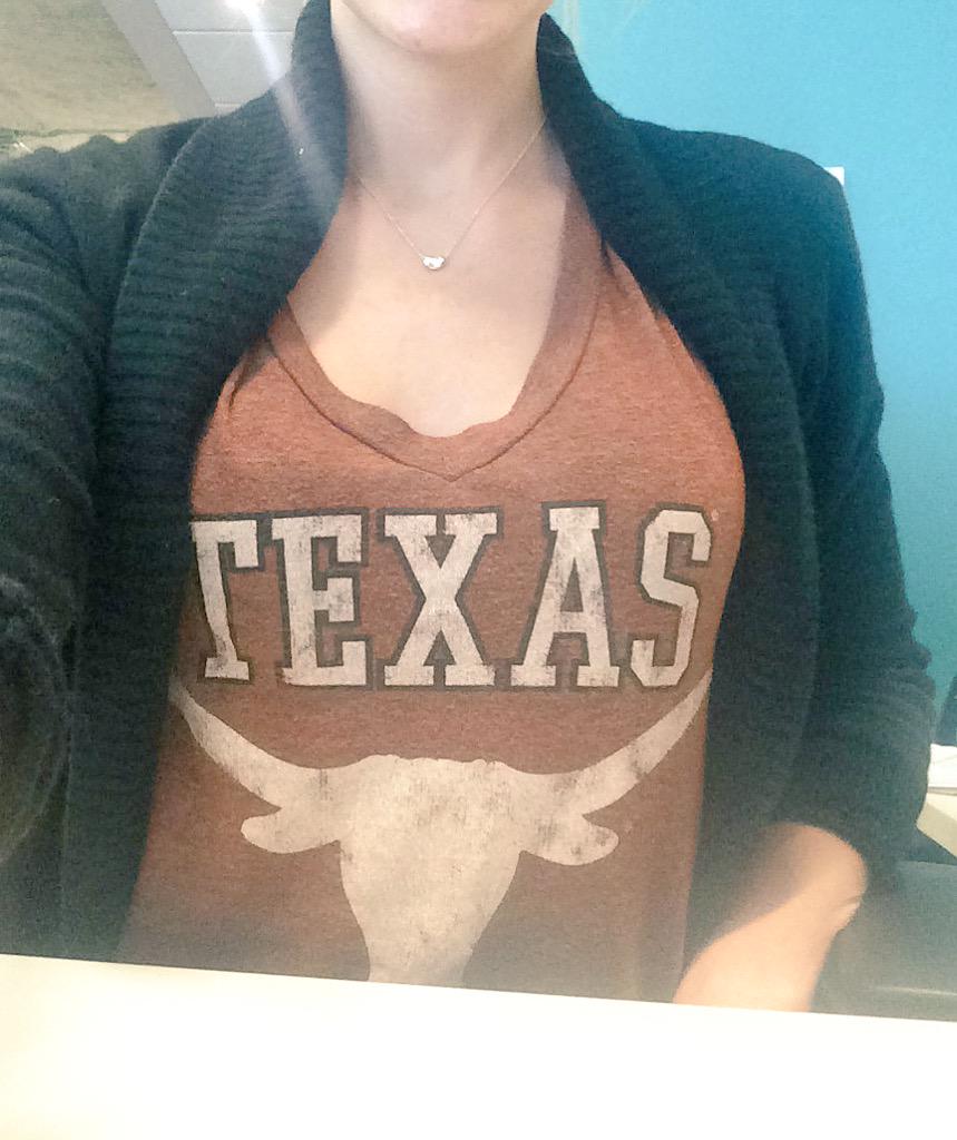 jill_lc3's tweet image. That awkward moment when your Aggie boss calls you out for your Longhorns shirt #FireEm