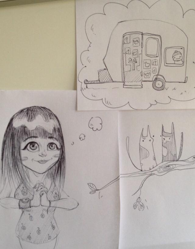 <a href="/CreamTeaCaravan/">Clementine</a> Saw you  at @NTCalkeAbbey on Sunday &amp; fell in love! I've even been drawn daydreaming about it! #love