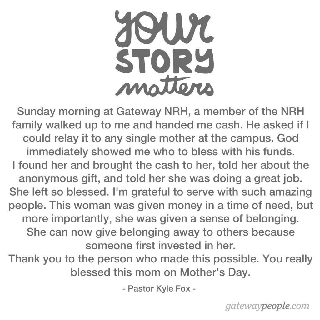 GatewayPeople's tweet photo. Every number has a name, and every name has a story. #GatewayChurch #BlessALife http://t.co/GgHhu7lOUZ