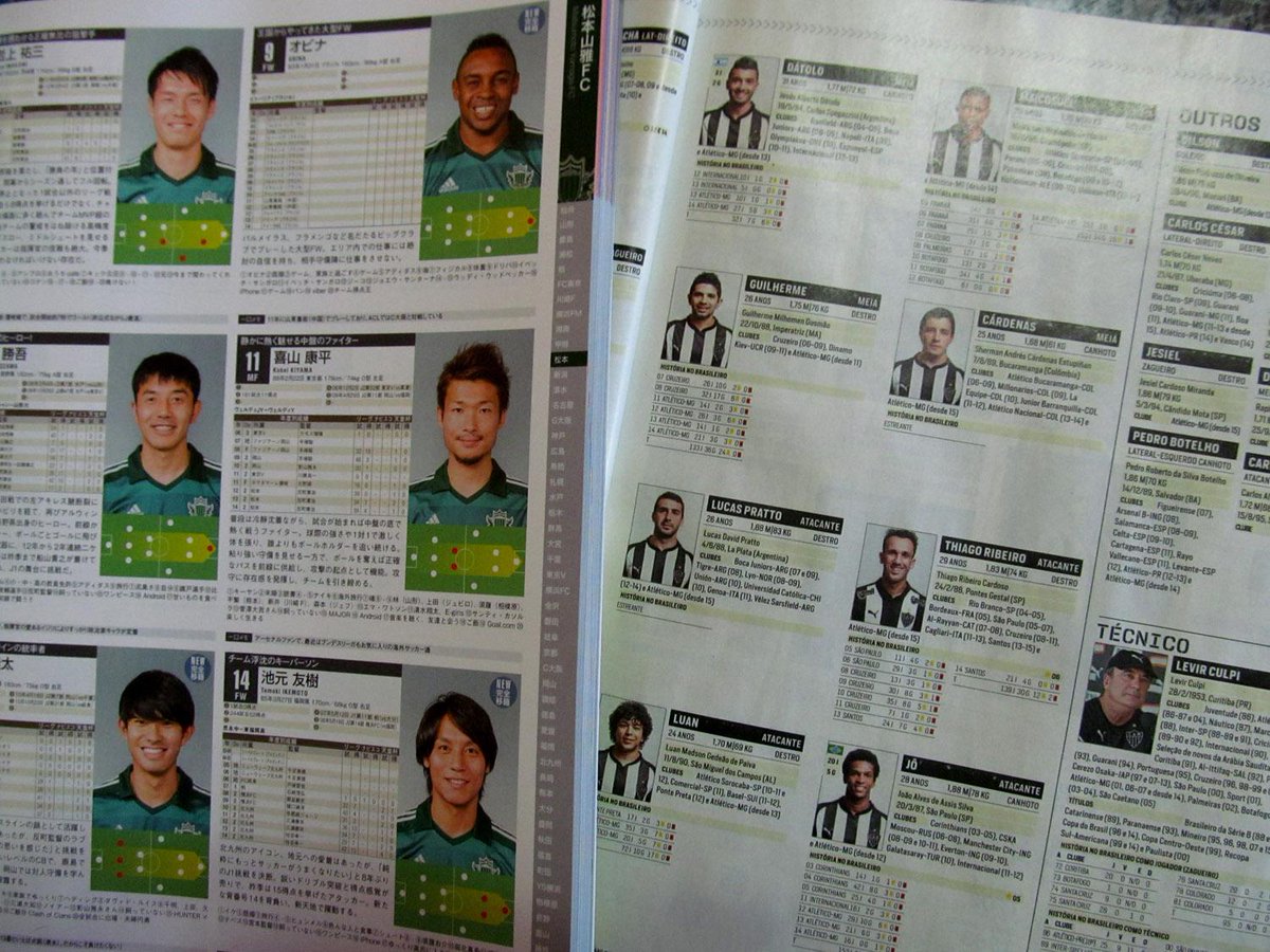 Tiago Bontempo Guias Do Brasileirao E Da J League Versao 15 ブラジレイラォンとjリーグの選手名鑑を獲得 Http T Co 2mydfl6xt9