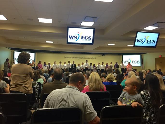 Now recognizing  <a href="/HanesMagnetScho/">Hanes Magnet School</a> NAL team for a second straight championship. Congrats! #wsnc