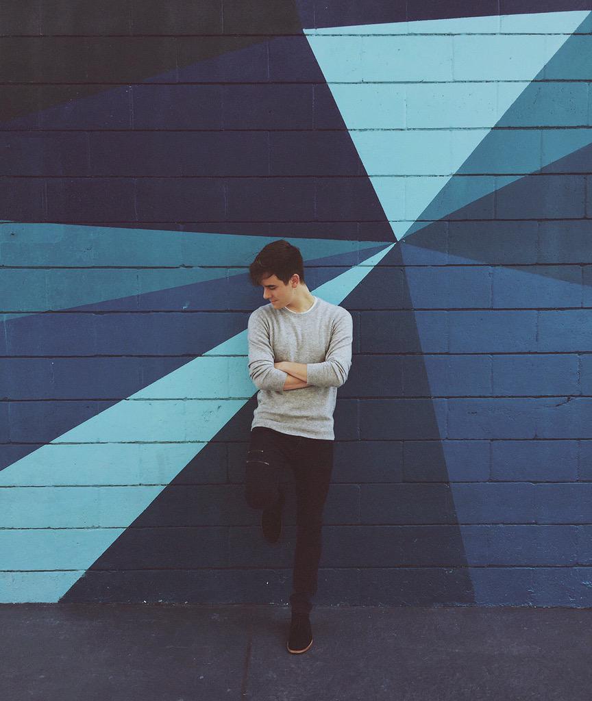 sometimes i enjoy what i wear enough to lean against a wall \u0026 smugly look  at the ground, image size:864x1024