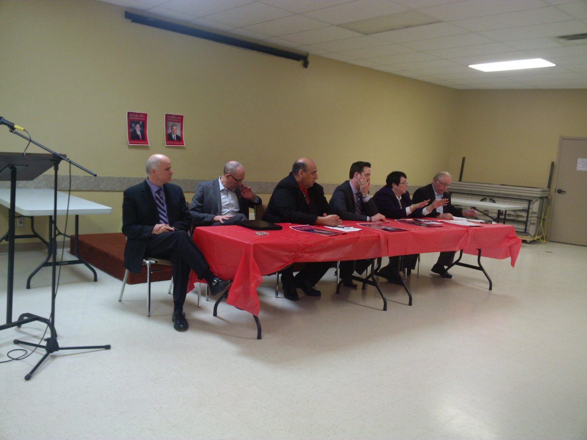 We have 6 Liberal MHA out tonight at our health form tonight in Mount Pearl