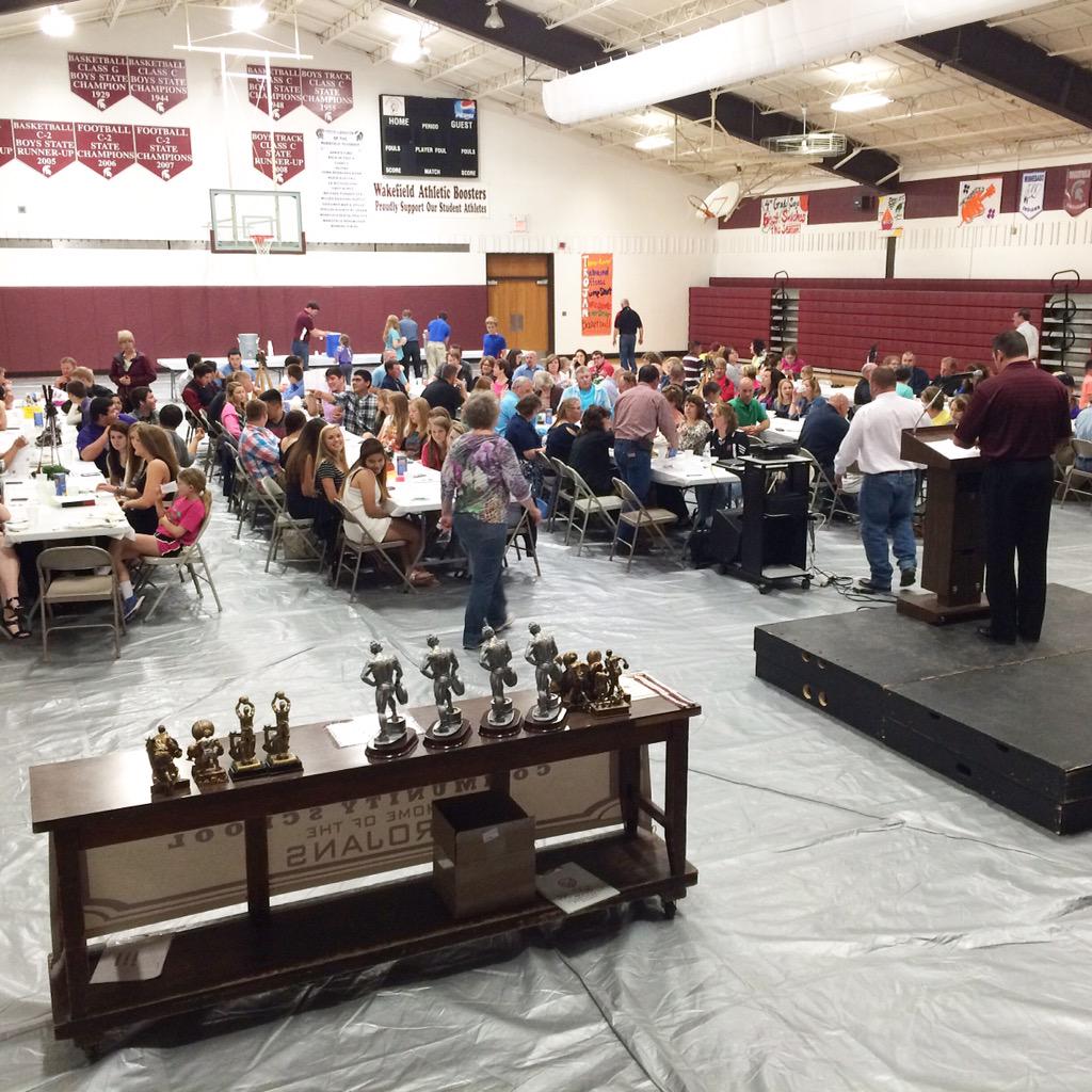 Wakefield Booster Club Athletic Banquet. #trojanpride