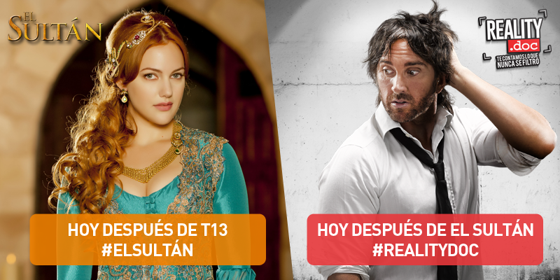 canal13's tweet photo. Entretención para todos. No se pierdan después de @T13 #ElSultán y luego el último capítulo de #RealityDoc http://t.co/MMitzVGJG0