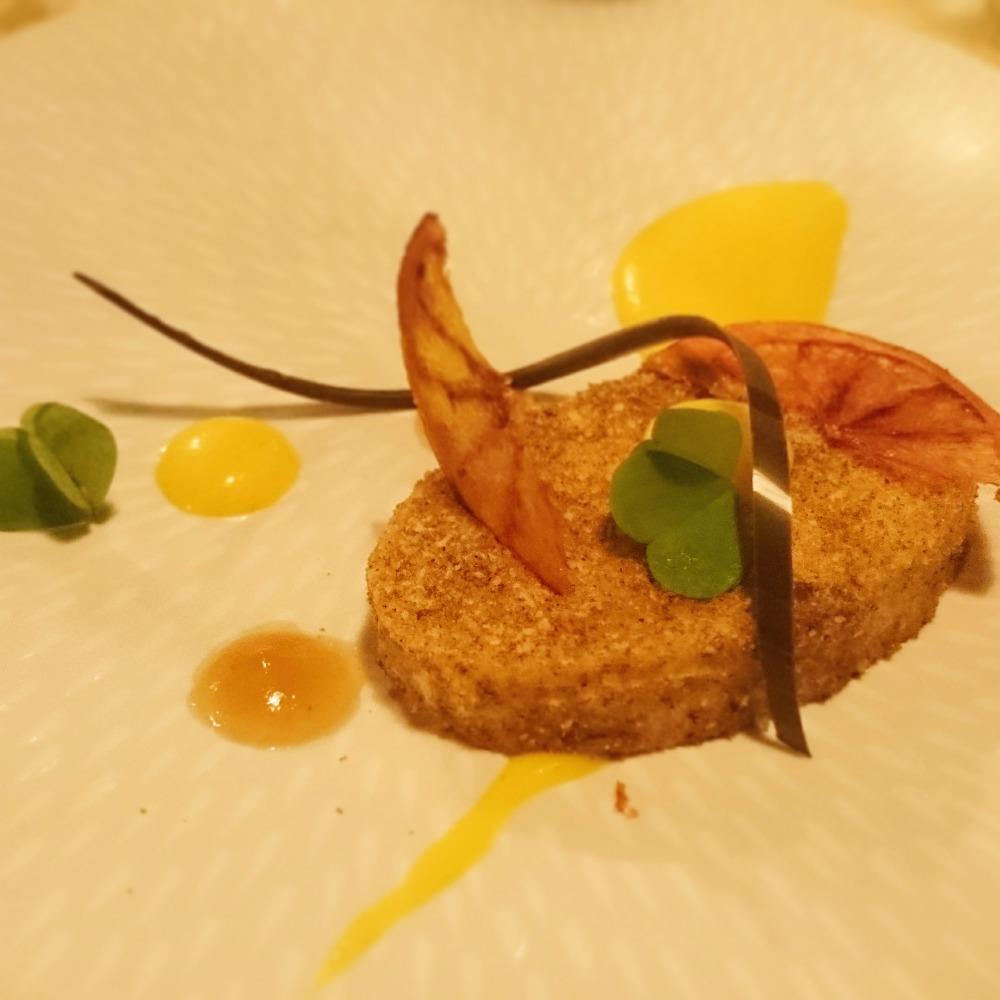 00beggar0x's tweet photo. @Heart_SolePopUp Burnt barley set custard, Orange, Veda bread crumb, @irishshiitake wood sorrel @paula_mcintyre http://t.co/pvArkuXUSa