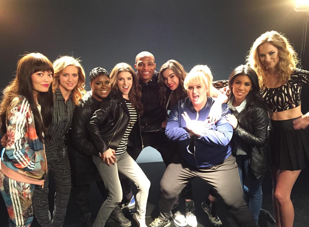 russwest44's tweet photo. Saw #PitchPerfect2 last night and my girls killed it!!! Comes out May 15th go see it #whynot http://t.co/E8YBfbJOsU