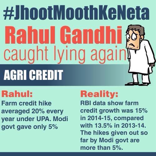 NaMo_Yuva's tweet photo. #JhootMoothKeNeta #Congress60YrsScam #RahulLies #RahulvsReality #RahulVsSmriti #CongressMuktBharat #ChorShahzada http://t.co/anZWBfv65Y