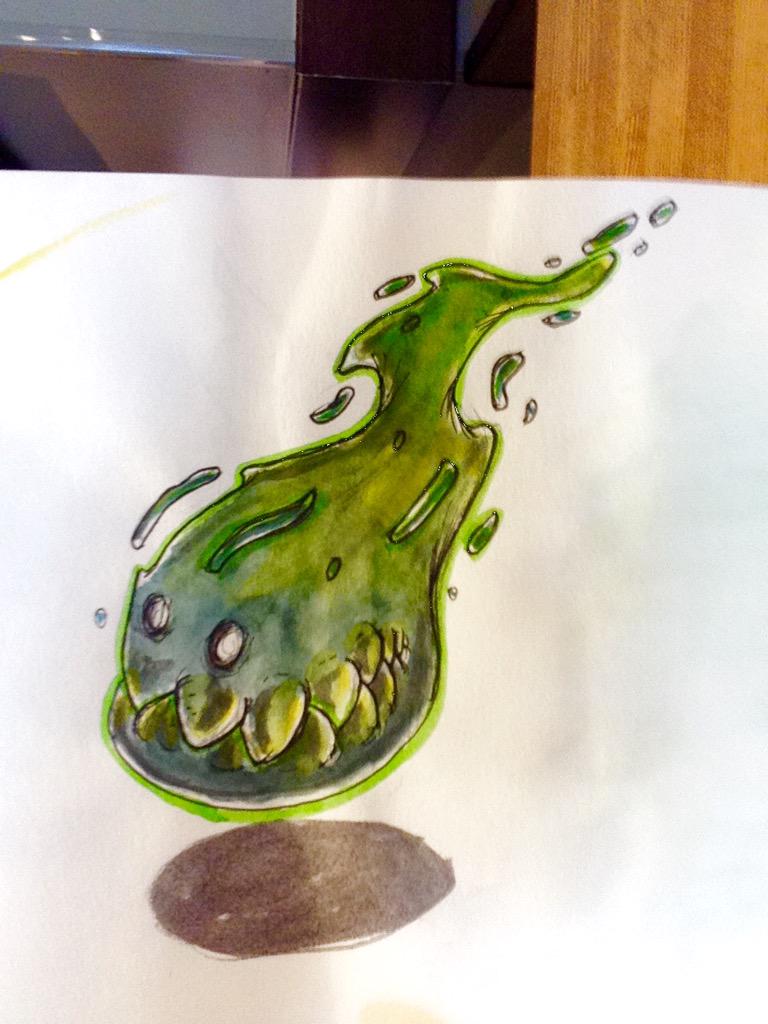 ryofougere's tweet image. While i am searching the best way to do #animation for @SpiritTheGame , a little #illustration #indiedev #gamedev