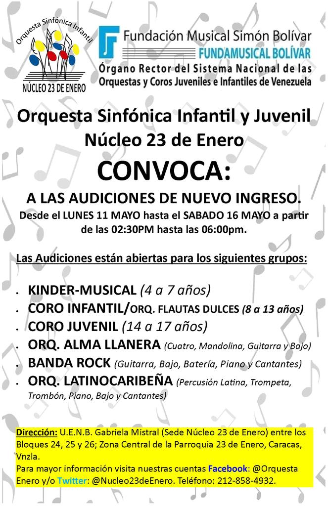 LOS ESPERAMOS!!! #Ccs #Caracas #MusicaVenezolana #Musica #Folklore #Clasica #Venezolanos