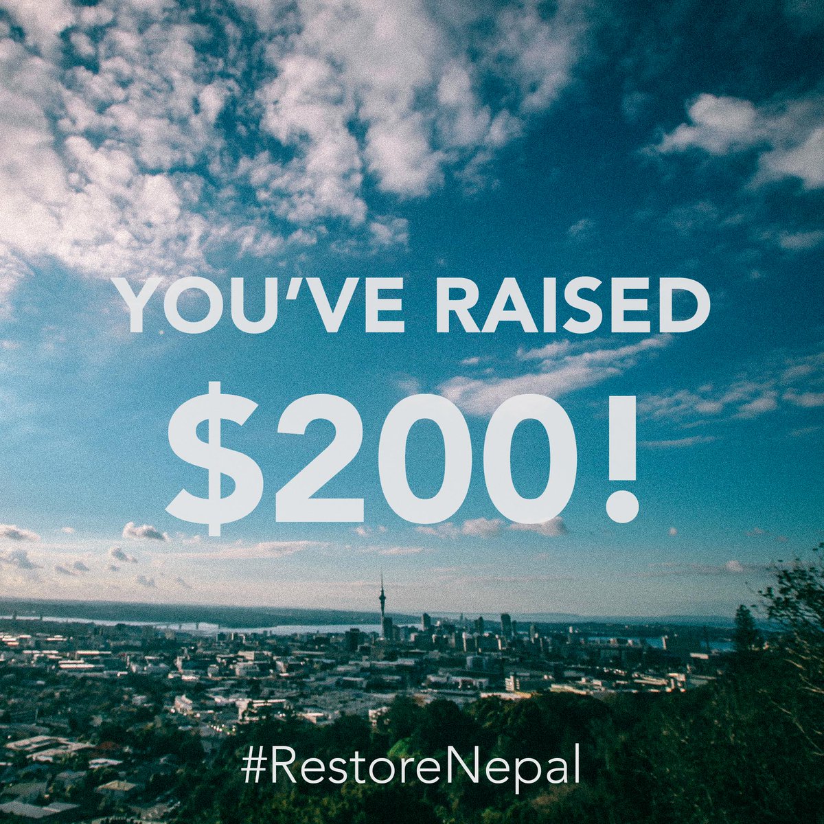 RestoredLove's tweet image. OVER $200!

In the next 73 hours, $1 will be donated to @UNICEF for every RT/Favorite on #RestoreNepal posts! #Nepal