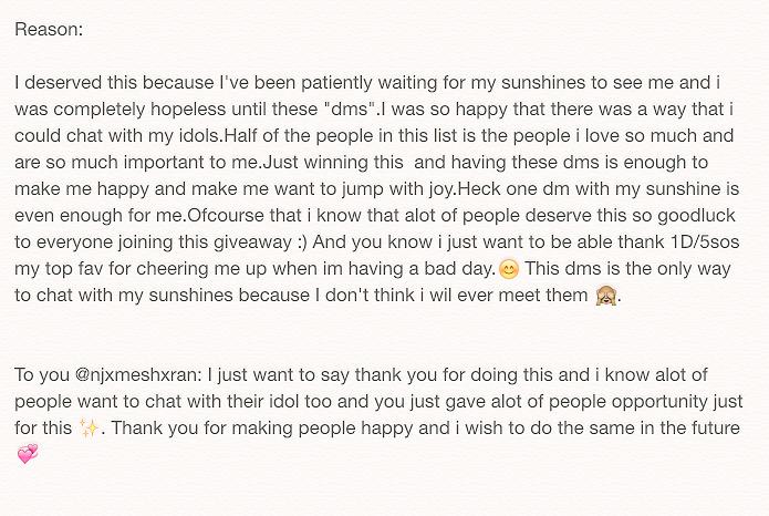 enchantedbts's tweet photo. I want to win @njxmeshxran's solo dm package giveaway!

Reason 👇 http://t.co/hF0LTQZYOT