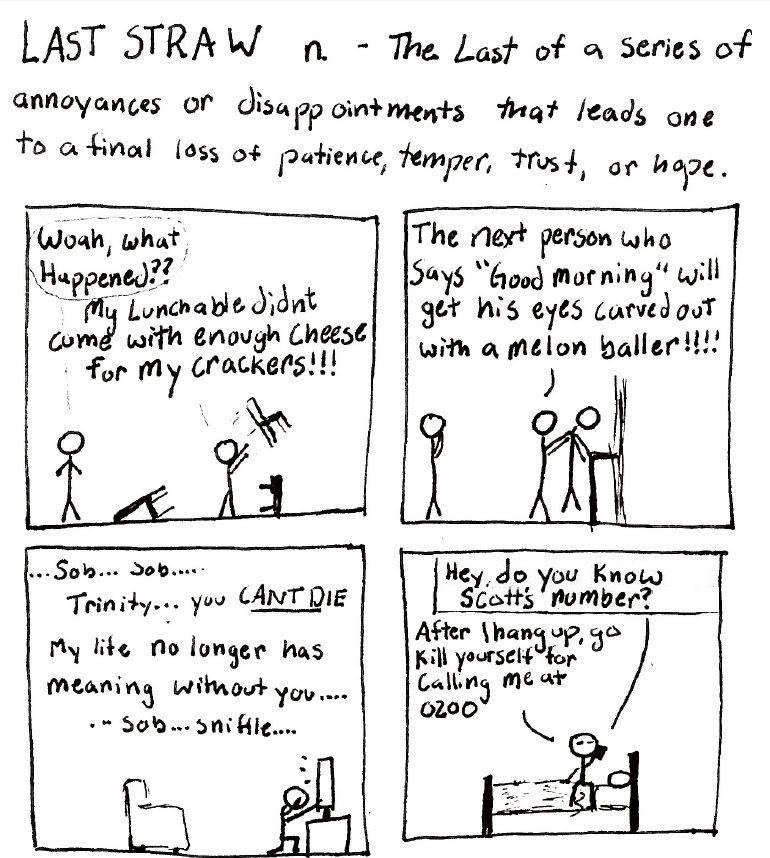 KneeDeepComics's tweet photo. Have you ever lost your cool over something silly? #LastStraw http://t.co/3L1VoG8j5R