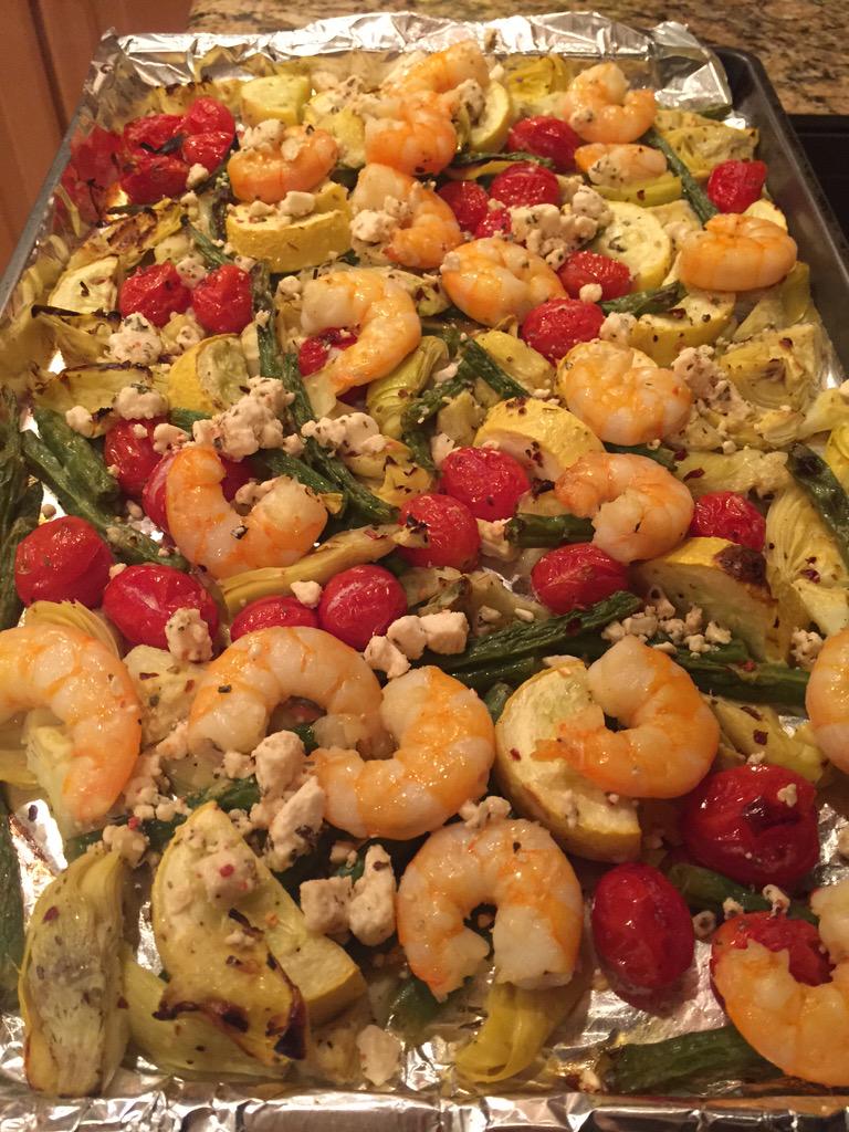 mattpi0ntkowski's tweet photo. #OnePanPlan #MediterraneanShrimp Thank you @KatieLeeKitchen and #TheKitchen @FoodNetwork http://t.co/AGiomH9Dki