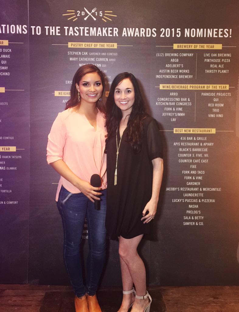 lolalinarte's tweet photo. Just interviewed @CultureMapATX's exec editor, Arden Ward, at tonight's #TastemakersATX! http://t.co/g3Rq7PR4RS